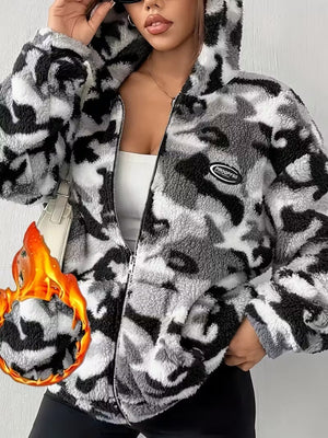 Winter Plush Camouflage Warm Jacket - Your Ultimate Cold-Weather Companion