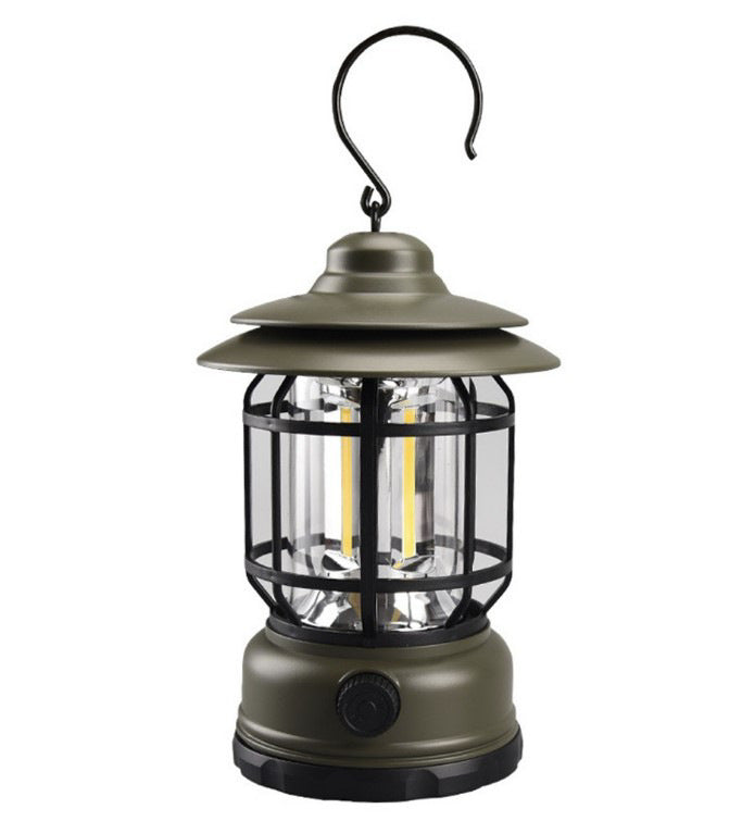 Illuminate Your Adventures with the Outdoor Lamp Retro Revolving Lantern