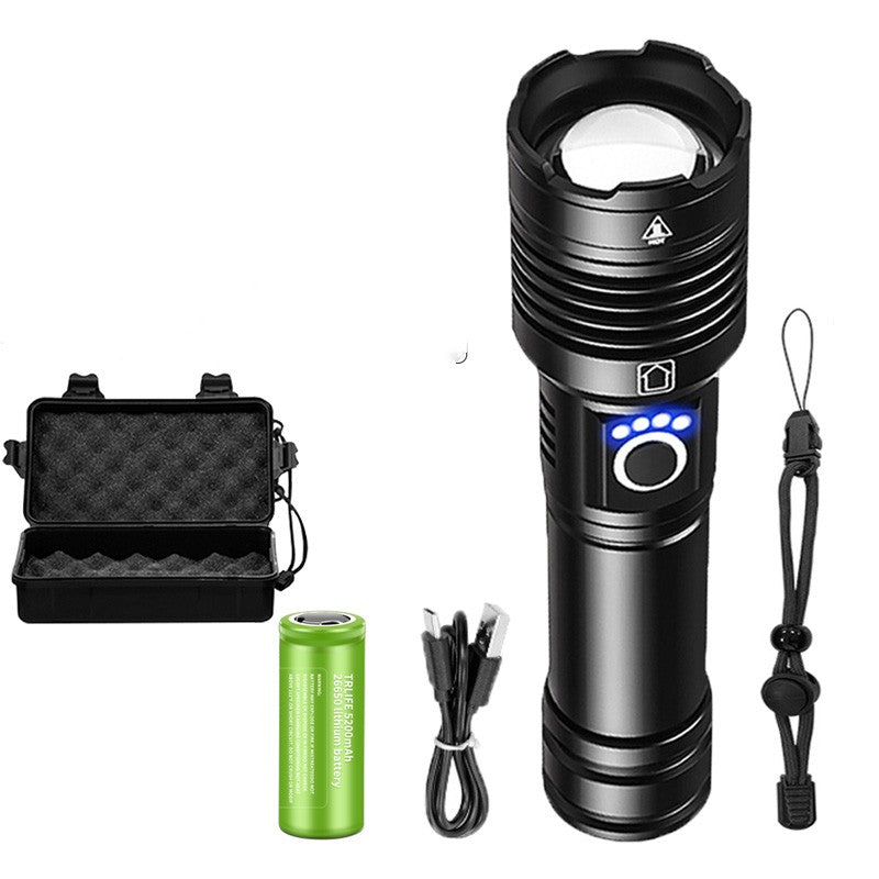Power Display Telescopic Flashlight