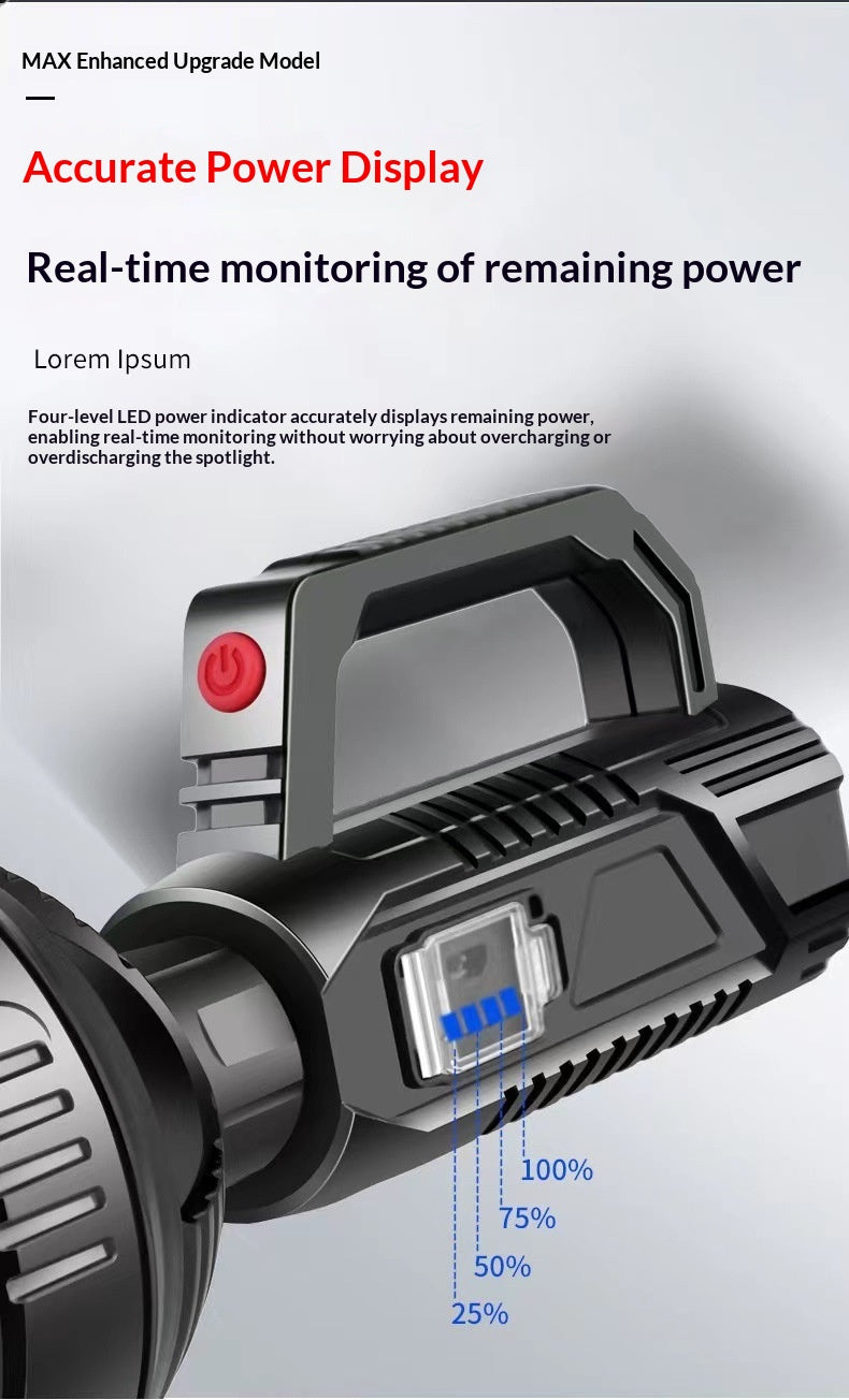 Outdoor Rechargeable Ultra-Bright Flashlight