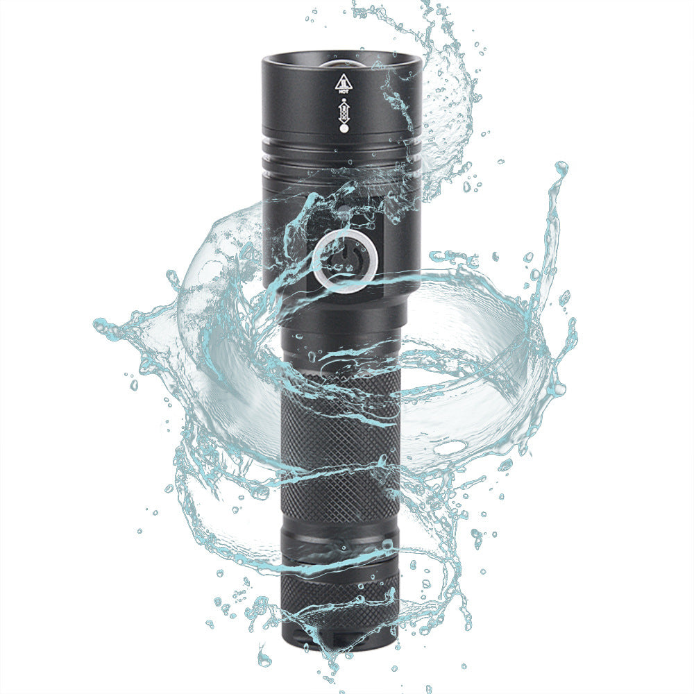 Strong Aluminum Alloy Flashlight Charging Outdoor