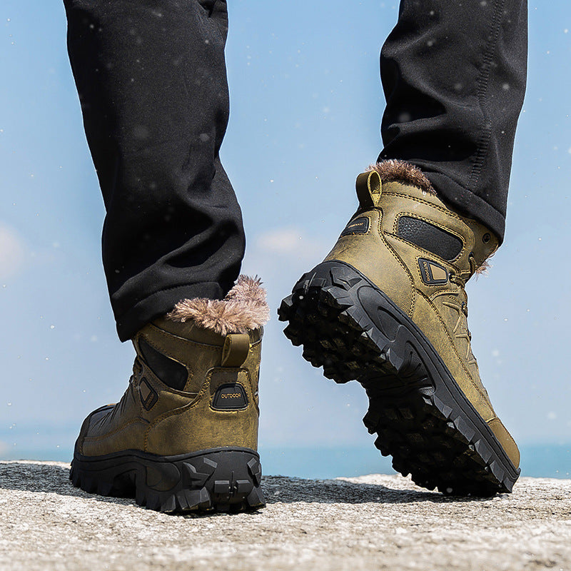 Warm High Top Outdoor Cotton Shoes