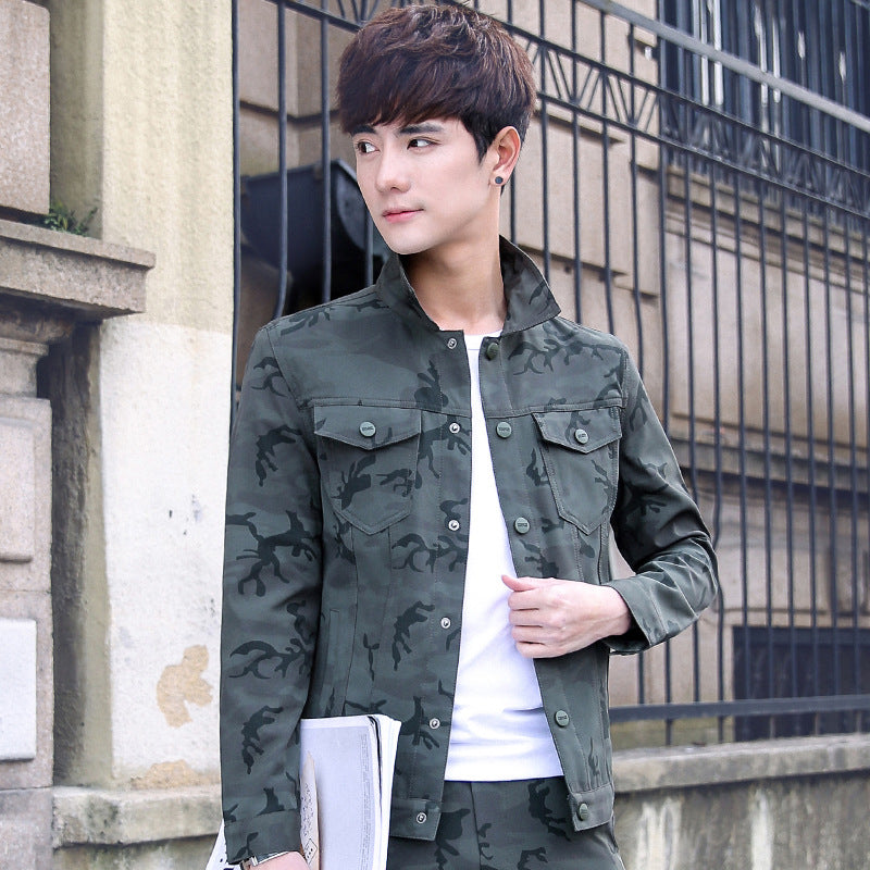 Camouflage Jacket Men's Handsome