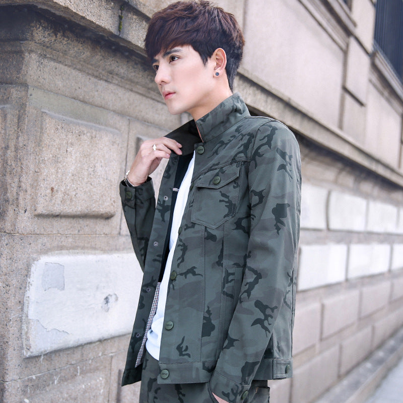 Camouflage Jacket Men's Handsome