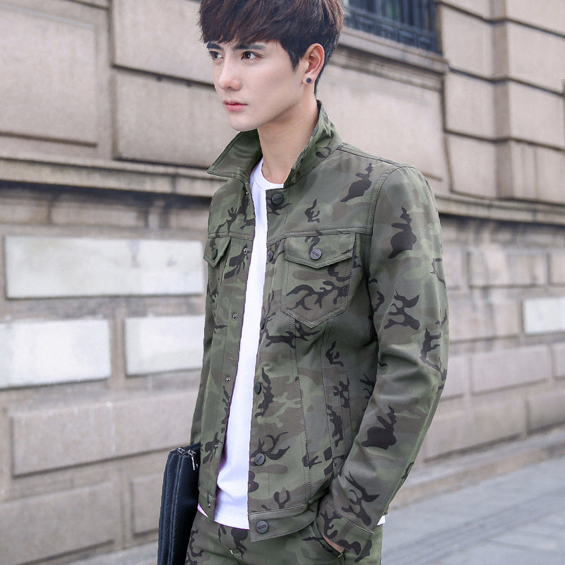 Camouflage Jacket Men's Handsome