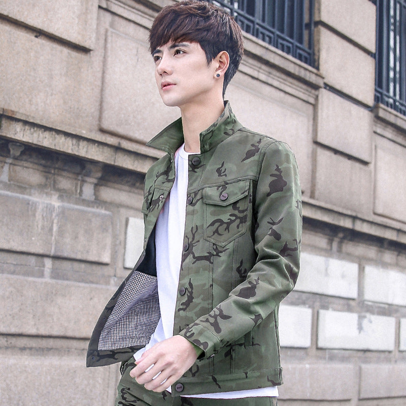 Camouflage Jacket Men's Handsome