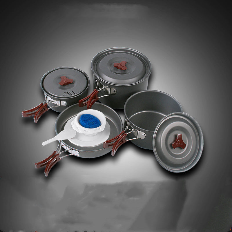 Picnic cookware set camping pot set