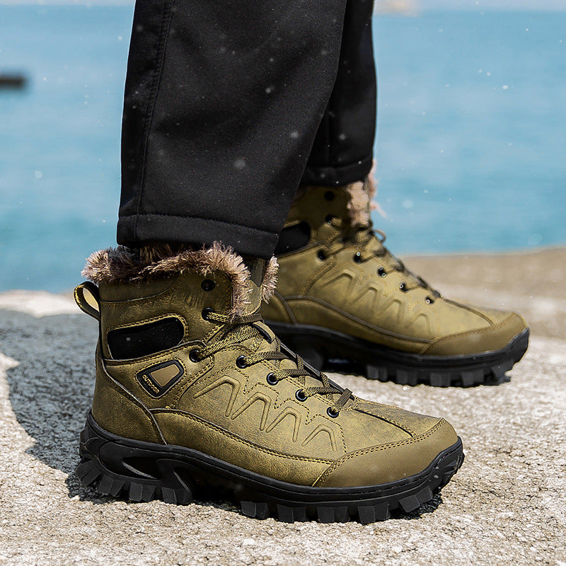 Warm High Top Outdoor Cotton Shoes