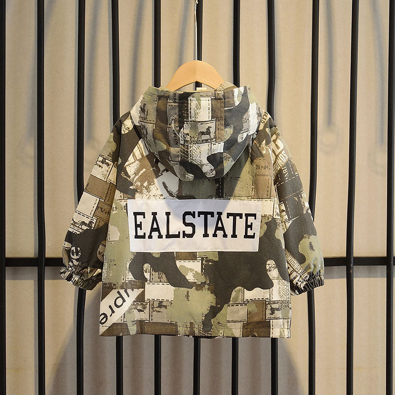 Casual Hooded Camouflage Jacket