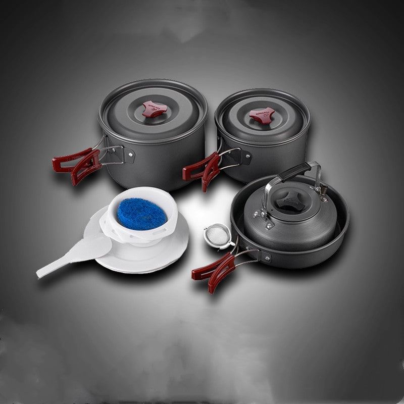 Picnic cookware set camping pot set