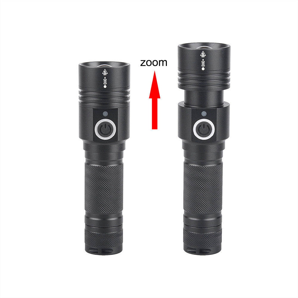 Strong Aluminum Alloy Flashlight Charging Outdoor