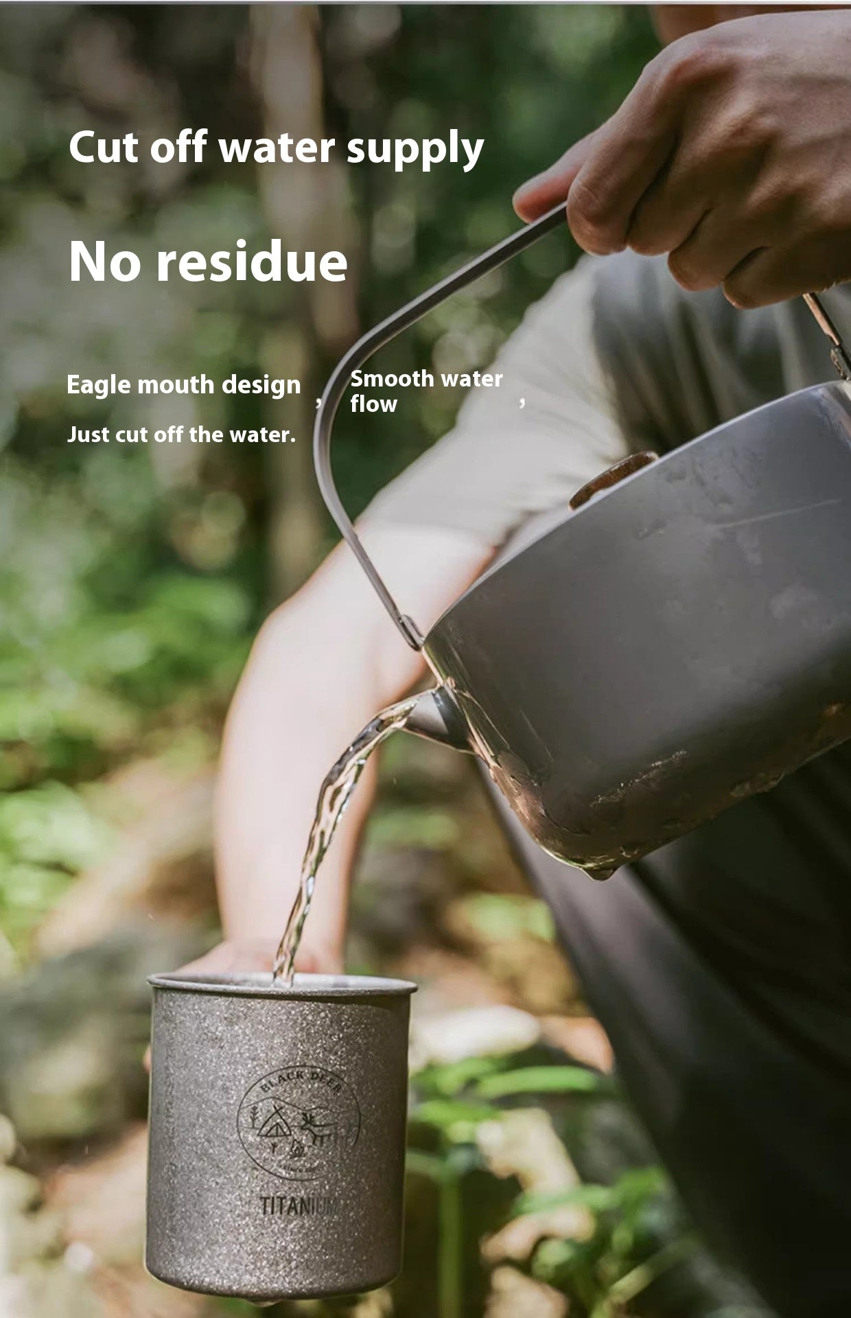 Outdoor Camping Outdoor Boiling Teapot