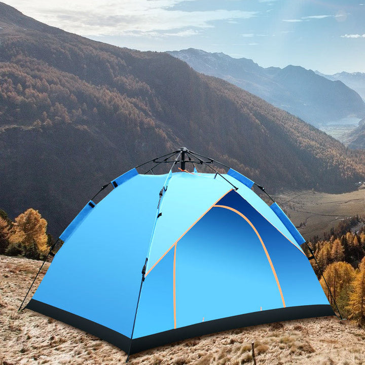 Outdoor Travel Double-decker Automatic Tent