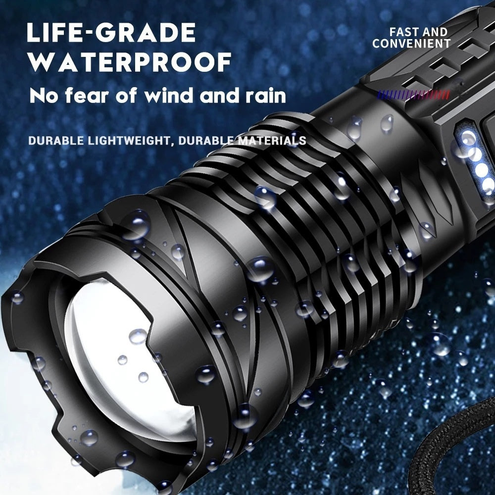 Aluminum Alloy Power Torch Telescopic Zoom