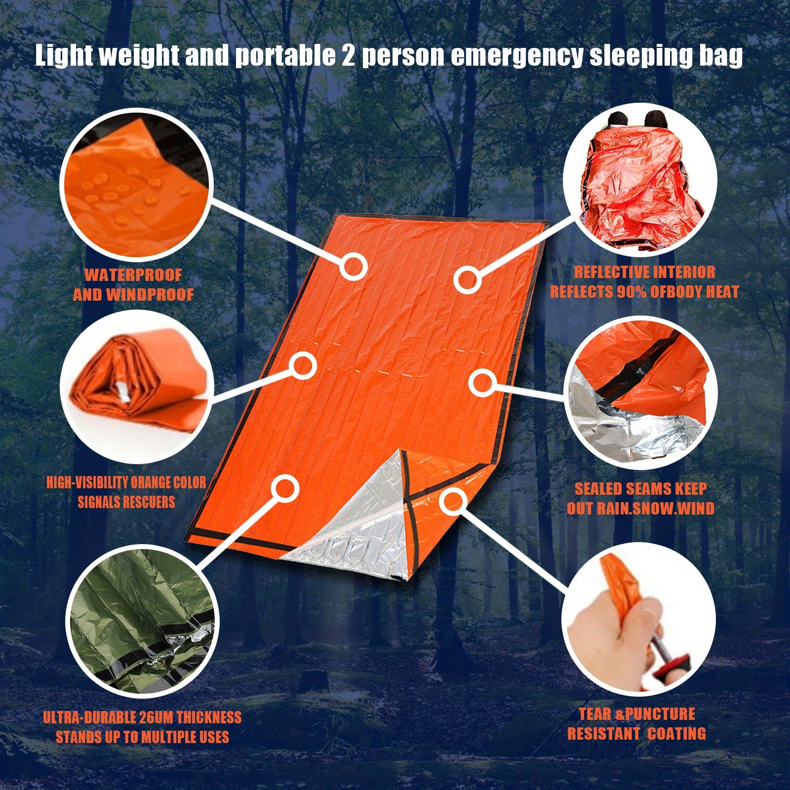 Lightweight Emergency Sleeping Bag