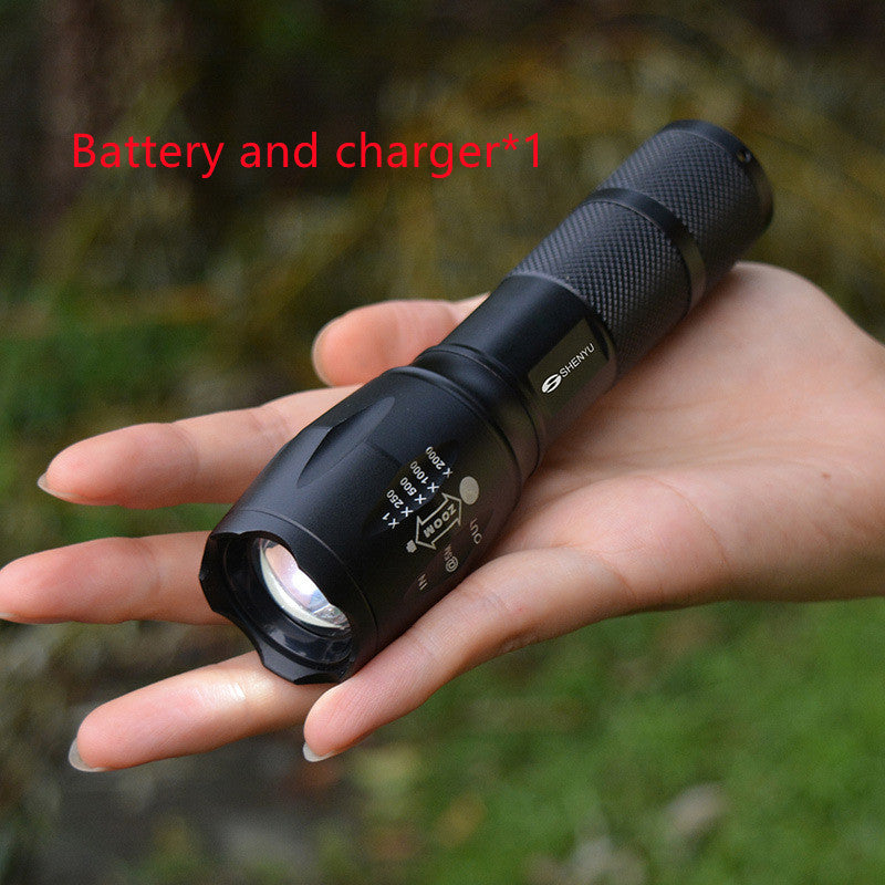 Aluminum Alloy Strong Light Flashlight