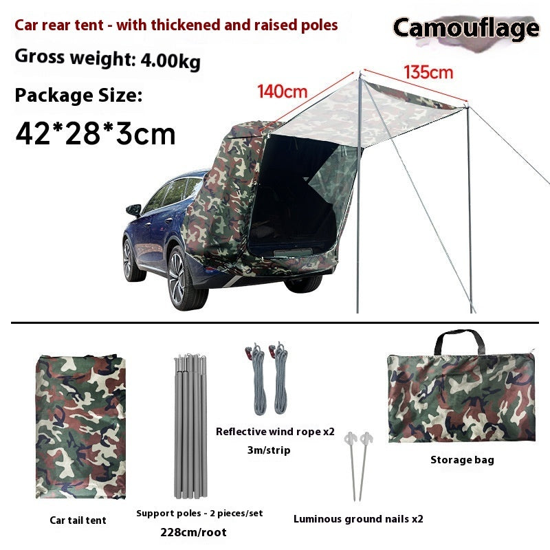 Outdoor Sun-proof Rainproof Rear Tent