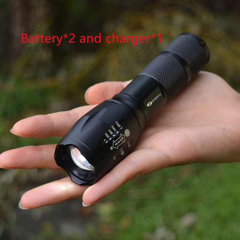 Aluminum Alloy Strong Light Flashlight